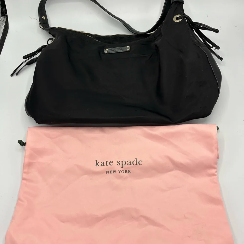 Kate Spade Black Purse with Tassels